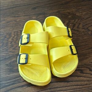 Yellow Women's Sandals waterproof